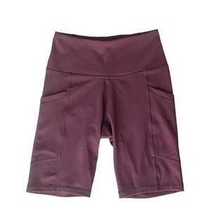 Banana Republic - Burgundy Biker Shorts